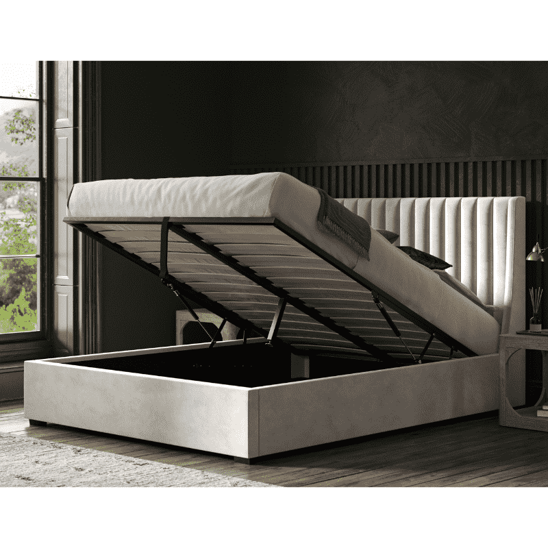 Emporia Bramcote Bed Velvet Ottoman
