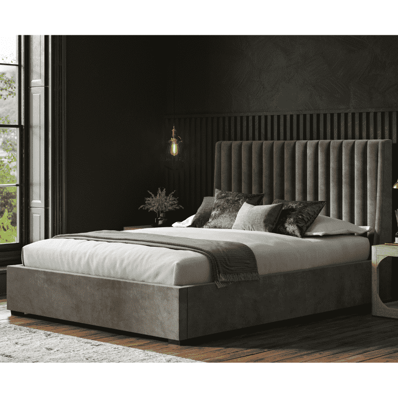 Emporia Bramcote Bed Velvet Ottoman