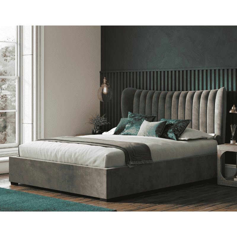 Emporia Harcourt Bed Velvet Ottoman