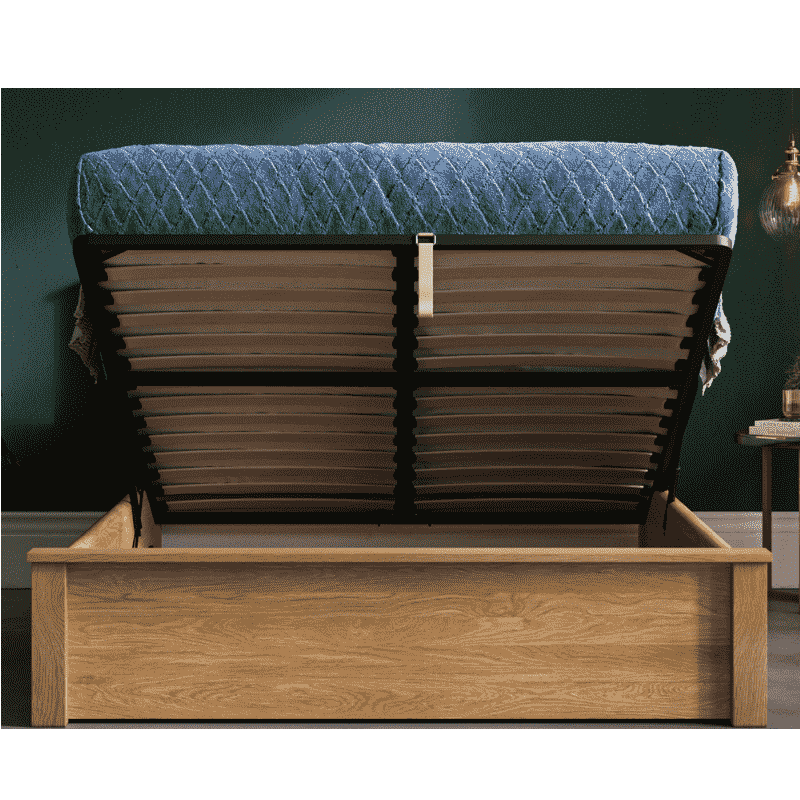 Emporia Monaco Bed Solid Oak Ottoman