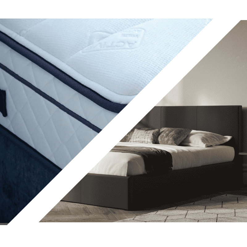 The Emporia Madrid and Richbedrooms Essentials Collection Memory Comfort 1000 Bedroom set