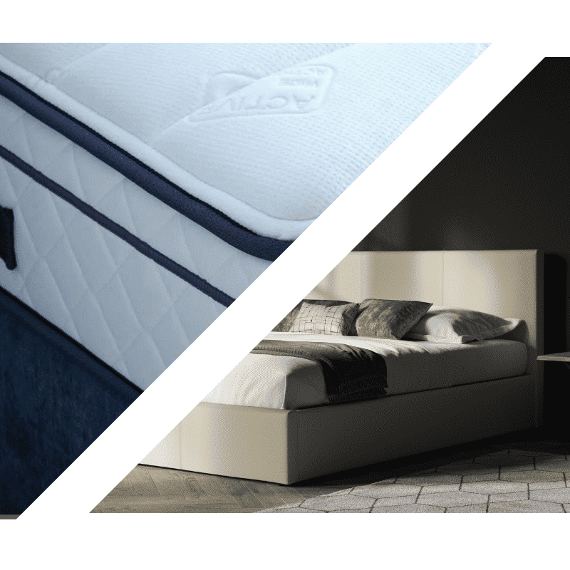 The Emporia Madrid and Richbedrooms Essentials Collection Memory Comfort 1000 Bedroom set