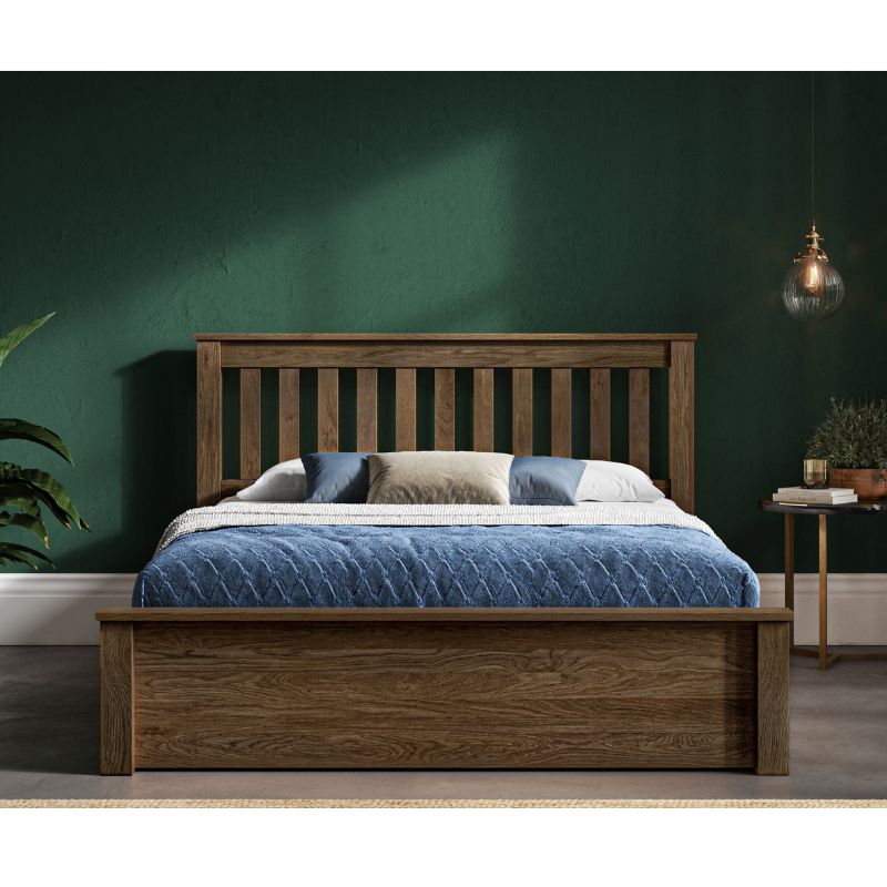 Emporia Monaco Bed Solid Oak Ottoman
