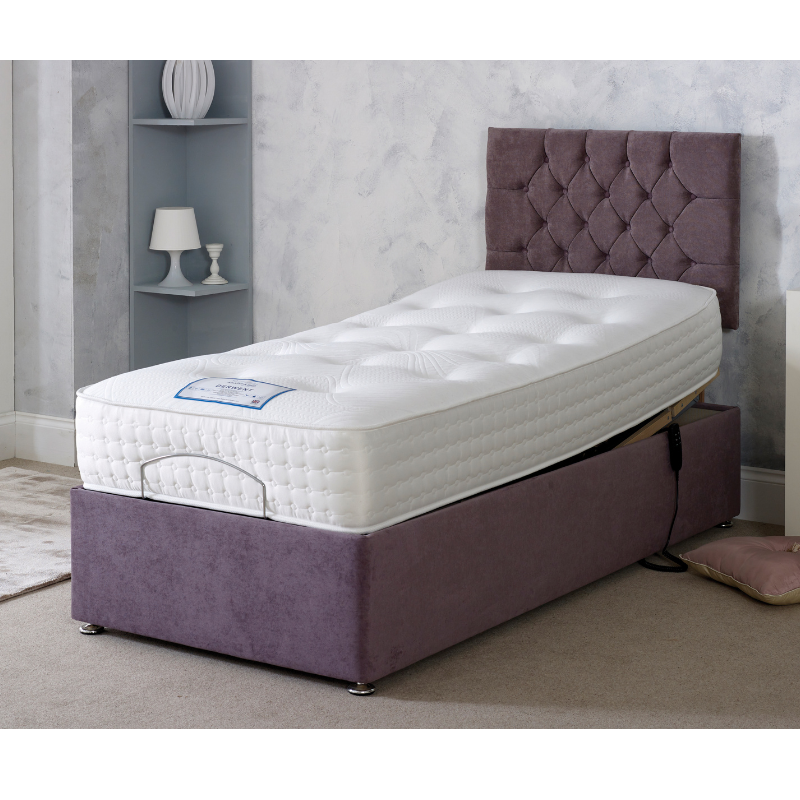 Motion Sleep Bourton Medium Firm Mattress and Adjustable Fabric Bed Base