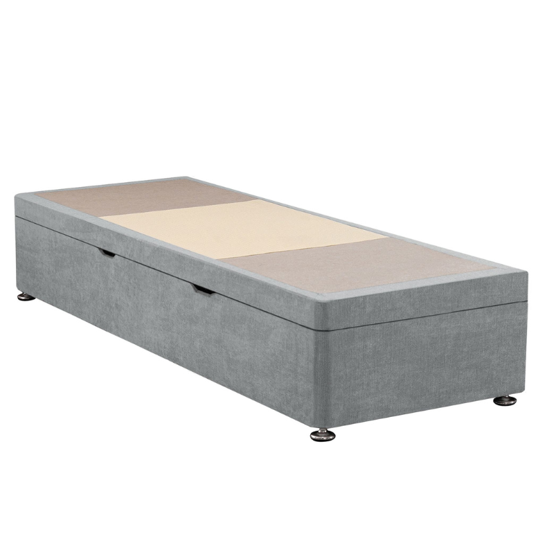Richbedrooms Starry Night Collection EV Bed Base Side Open Ottoman Storage Divan Fabric