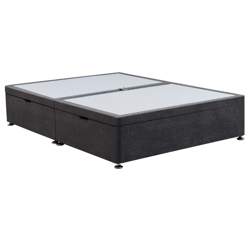 Richbedrooms Starry Night Collection EV Bed Base Side Open Ottoman Storage Divan Fabric