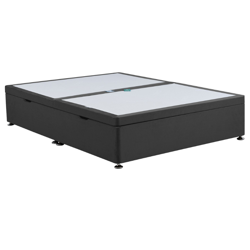 Richbedrooms Starry Night Collection EV Bed Base Side Open Ottoman Storage Divan Fabric
