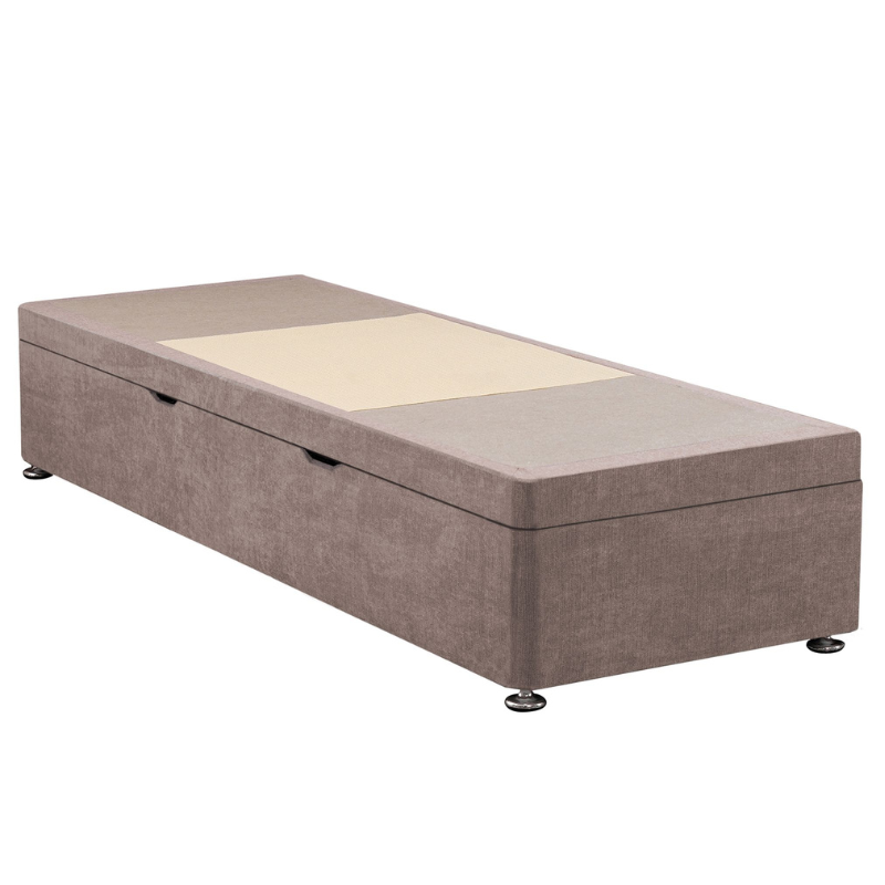 Richbedrooms Starry Night Collection EV Bed Base Side Open Ottoman Storage Divan Fabric