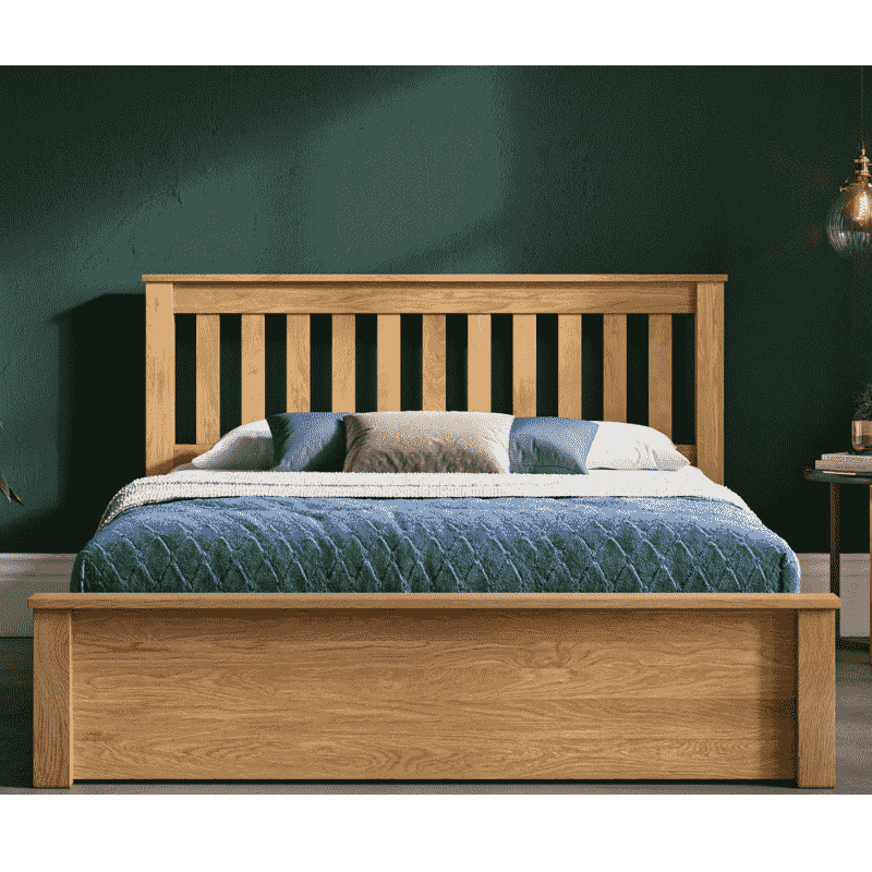 Emporia Monaco Bed Solid Oak Ottoman