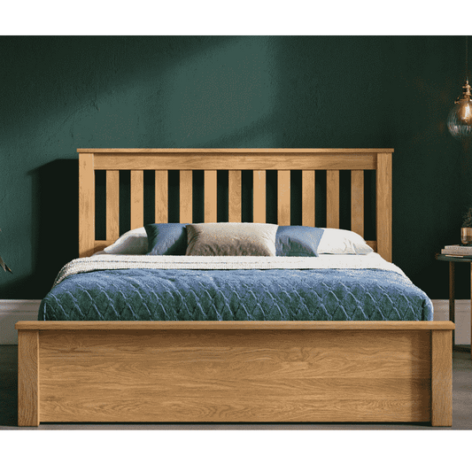 Emporia Monaco Bed Solid Oak Ottoman