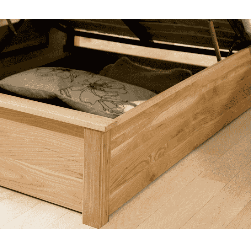 Emporia Monaco Bed Solid Oak Ottoman