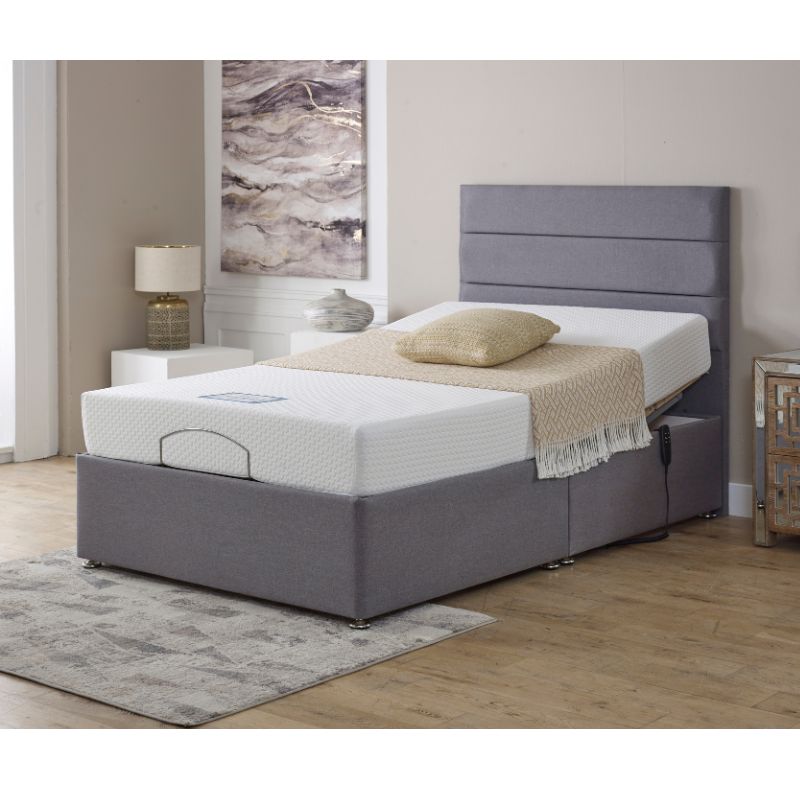 Motion Sleep Ortho Firm Mattress and Adjustable Fabric Bed Base