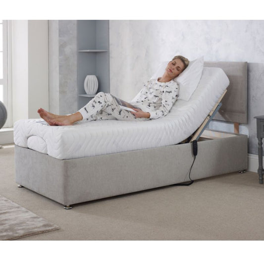 Motion Sleep Ortho Support Mattress and Adjustable Fabric Bed Base